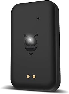 Pebblebee Universal Tag - Rechargeable Mini Item Tracker - Alternative to Air Tag & Android - 8-Month Battery Life - Works with Both Android & iOS Find My App - LED & Sound Alerts