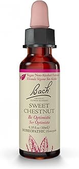 Bach Original Flower Remedies, Sweet Chestnut (Non-Alcohol Formula) - Be Optimistic - Natural Homeopathic Flower Essence for Emotional Balance - Vegan, Gluten Free, Sugar Free - 10mL Dropper
