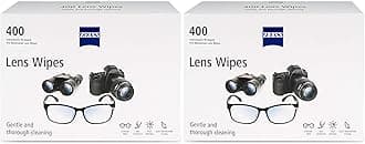 Zeiss Pre-Moistened Lens Cleaning Wipes, 400 Count (Pack of 2)