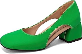 Diuniarza Block Heel Square Toe Loafer Comfort Women Court Shoes