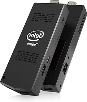 PC Stick with Intel Celeron J4125 Windows 11 Pro 8GB DDR4 128GB SSD Mini Computer Stick Support UHD 4K 60Hz WiFi 2.4G/5G Gigabit Ethernet BT 4.2