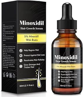 Hair Growth Serum 5% Minodiact Tincture Hair Growth, Dense Hair Serum Nourishing Scalp Hair Oil, Scientifically reduces hair loss.