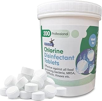 Prosan Chlorine Disinfectant Tablets 200 per Tub Creates a Ready To Use Disinfectant Solution