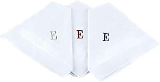 boxed-giftsInitial Handkerchief for Men, Monogrammed Boxed 3 Piece Set,100% Cotton
