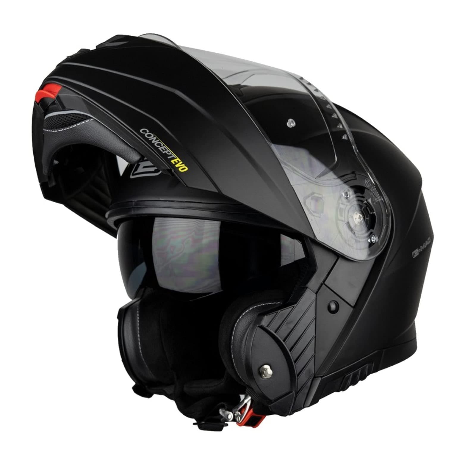 G-MAC Concept Evo Modular Flip Up Front Sun Visor ECE 2205 Approved Motorcycle Motorbike Helmet