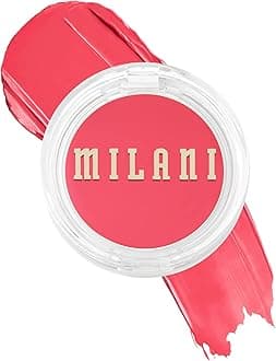 Milani (Coral Crush) - Cheek Kiss Cream Blush- Cream to Gel Blush for Cheek and Lip Tint