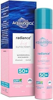 Radiance+ Sunscreen Gel SPF 50+ PA++++ | Broad Spectrum UVA & UVB Protection, Dewy Finish, Lightweight Oil-Free Gel, Hydrating, No White Cast, Non-Greasy & Fast Absorbing Texture, 50g