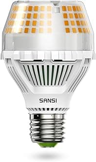 250W Equivalent A19 LED Light Bulb, 4000 Lumens 3000K Soft Warm White E26 LED Bulbs, Non-Dimmable Bulb w/Ceramic Technology, 25 Watt Power Energy Saving Light Bulb for Home Office