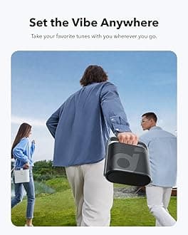 soundcore Motion X500 Bluetooth Speaker, Portable Speaker with Immersive Spatial Audio, Wireless Hi-Res Sound with 3X Detail, 3-Channel Audio and an Upward Firing Driver with Ambient Light