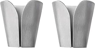 KES Kitchen Towel Hooks Self Adhesive Dish Towel Holder Hand Towel Hook Hanger Rustproof Stainless Steel Brushed Finish 2 Pack, AH7201-2-P2