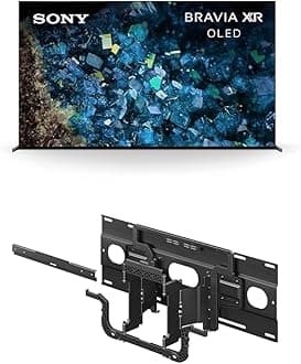 Sony OLED 83 inch BRAVIA XR A80L Series 4K Ultra HD TV: Smart Google TV Ultra-Slim TV Wall Mount Bracket for Select BRAVIA TV's (SU-WL905)