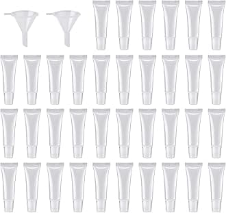 40pcs 10ml Empty Tubes Lip Gloss Containers for Lip Gloss, Balm, Cosmetic