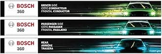 BOSCH 360 Complete Vehicle Wiper Blade Kit - Includes Front Beam Blades (Pair) + Rear Wiper Blade (1) - 20"/20"/12" (B36009)