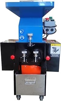 Plastic Shredder, Plastic Crusher, Heavy-Duty Recycling and Reusing Crusher for plastic, rubber,220V, 2.2KW, 50-100KG/H