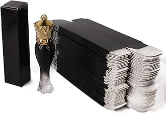 COSIDEA 50 PCS Empty Black Lip Gloss Boxes W27 xW27 xH115mm /1.06 * 1.06 * 4.53 inch, Cosmetic Perfume/Mascara Box Packaging for Small Business Wholesale, small Kraft Paper Box