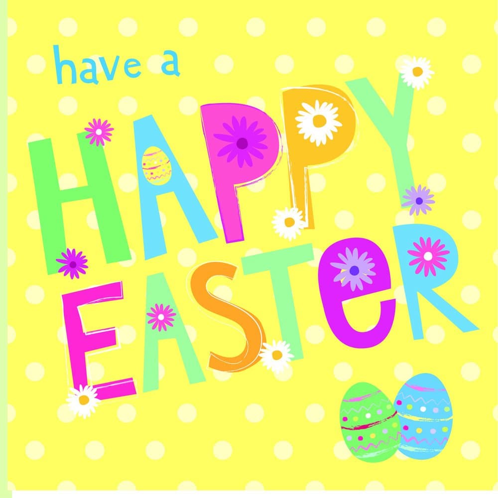 Quayside Cards Happy Easter Easter 5 Card Pack