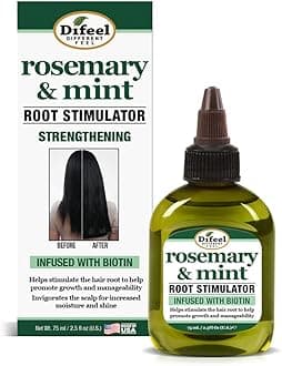 Difeel Rosemary and Mint Oil Root Stimulator with Biotin 2.5 oz. - Hair Growth Scalp Treatment