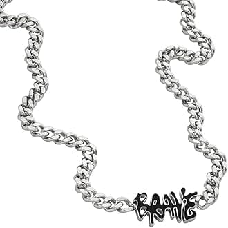 Diesel Men's 2 tone Stainless Steel with lobster clasp closure Chain necklace