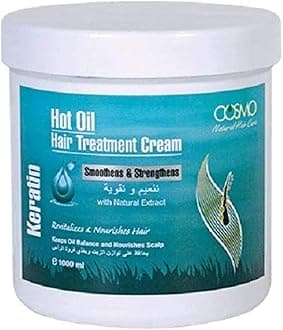 Cosmo Natural Hair Care Hot Oil Hair Treatment Keratin 600ml