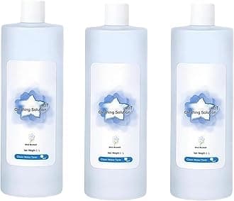 Floor Cleaning Solution, Compatible with ECOVACS Deebot Ozmo T20 N9＋T10 OMNI/T10 TURBO/X1 OMNI/X1 TURBO, 1L Floor Vacuum Cleaner Cleaning Fluid(3pcs)