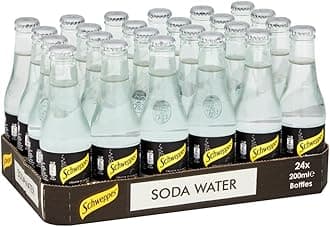 Schweppes Soda Water, 200 ml, Pack of 24