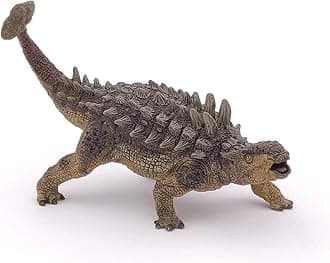 BAREPEPE Realistic T Rex Dinosaur Animal Figure for Kids Real Textured Dinosaurs Toy (Brown Ankylosaurus (8F))