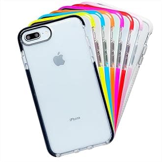 INSTACASE Ultra Impact Shockproof Case Compatible with iPhone 7 Plus, Heavy Duty Anti-Shock Protector with Black Border