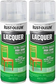 Rust-Oleum 1906830 Lacquer Spray, 11-Ounce, Gloss Clear (Pack of 2)