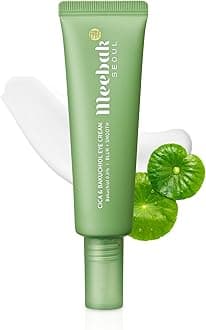 Meebak Eye Cream with Bakuchiol, Caffeine, and Cica – Anti-Aging Under Eye Treatment for Puffiness, Dark Circles, Fine Lines, and Wrinkles, Brightening Daily Eye Cream for Tired Eyes