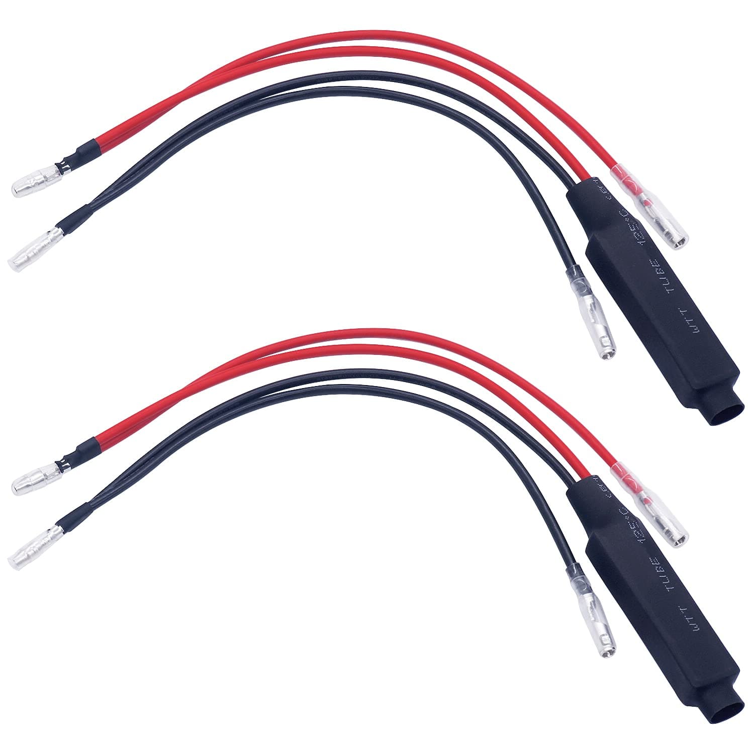 TWTADE 2 PCS Motorcycle LED Resistor Decoder 10W 12V Fix Turn Signal lamp Load Flash Controller Error I-057