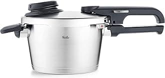 Fissler Vitavit Premium Pressure Cooker (2.5 L, Diameter 18 cm) Stainless Steel Pressure Cooker, 4 Cooking Levels, Includes Induction Insert, Silver