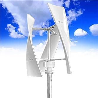 12000W Wind Turbine Generator for House, AC Permanent Magnet Wind Generator with Wind-Solar Controller, Vertical Wind Power Generator,48V
