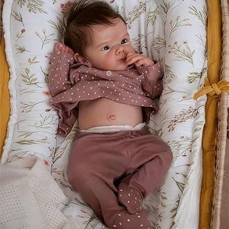 Anano Reborn Baby Dolls Silicone Full Body-18 in Realistic Baby Doll Girl, Full Silicone Babys Doll Lifelike, Anatomically Correct Babys Girl, Real Life Reborn Dolls with Accessories