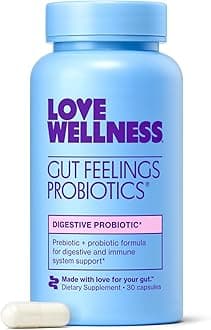 - Gut Feelings Probiotic | Gut Health for Women, Digestion Relief & Immune Support Supplement | Womens Probiotic for Gas Relief | 3 Billion CFU | Safe Prebiotic and Postbiotic | 30 Count