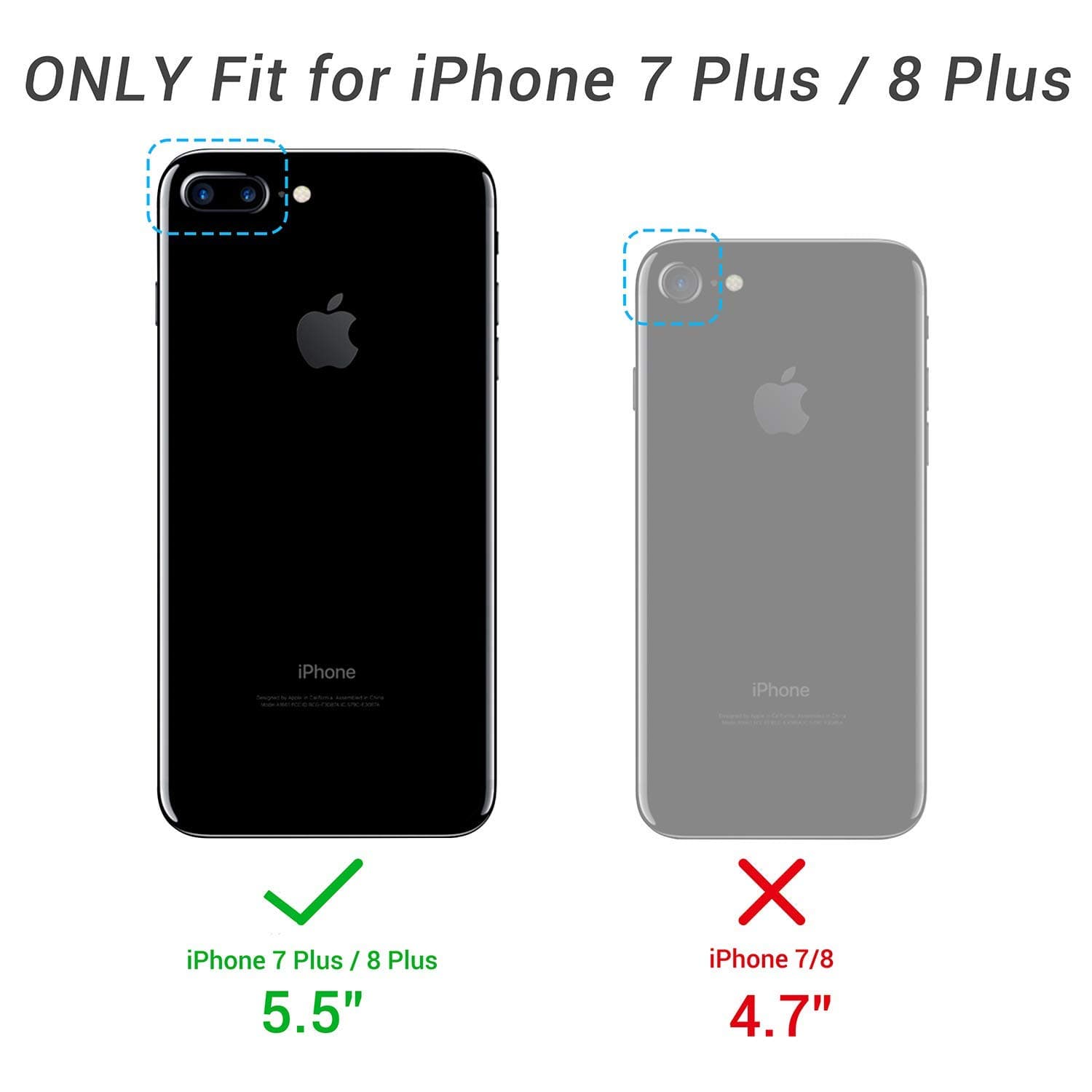 YOUMAKER iPhone 7 Plus Case iPhone 8 Plus Case Full Body Heavy Duty Protection Shockproof Case Built-in Screen Protector Apple iPhone 8 Plus (2017) iPhone 7 Plus (2016) 5.5 inch (Gold/Black)