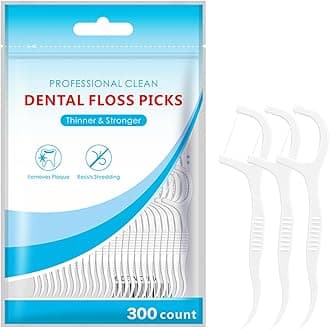 – Dental floss-300 pcs dental floss toothpick,teeth stick,tooth picks,floss picks,teeth cleaning (300 picks)