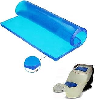 Motorcycle Seat Gel Pad Motorbike Seat Cushion Shock Absorption Mats Comfort Soft Cooling DIY Seat Pad Reduce Fatigue Cushion for Office Chair Car Seat Pad(48 x 35 x 2cm)