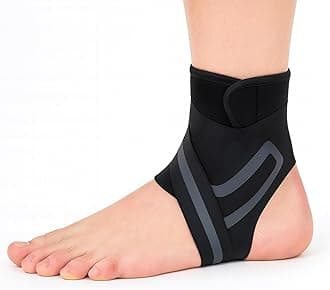 Boldfit Premium Ankle Support Compression Brace for Injuries, Ankle Protection Guard Helpful In Pain Relief and Recovery. Foot Band For Men & Women (Grey - Left)