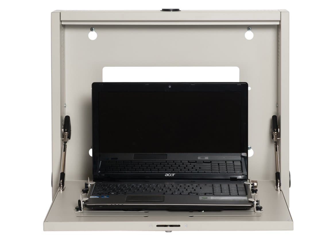 Laptop Wall Mount Computer Station (Beige)