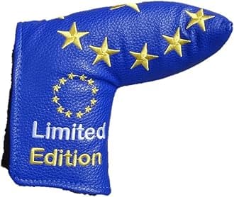 Team Europe Limited Edition Blue Blade European Golf Putter Cover ideal for Ping Anser or Scotty Cameron Blade