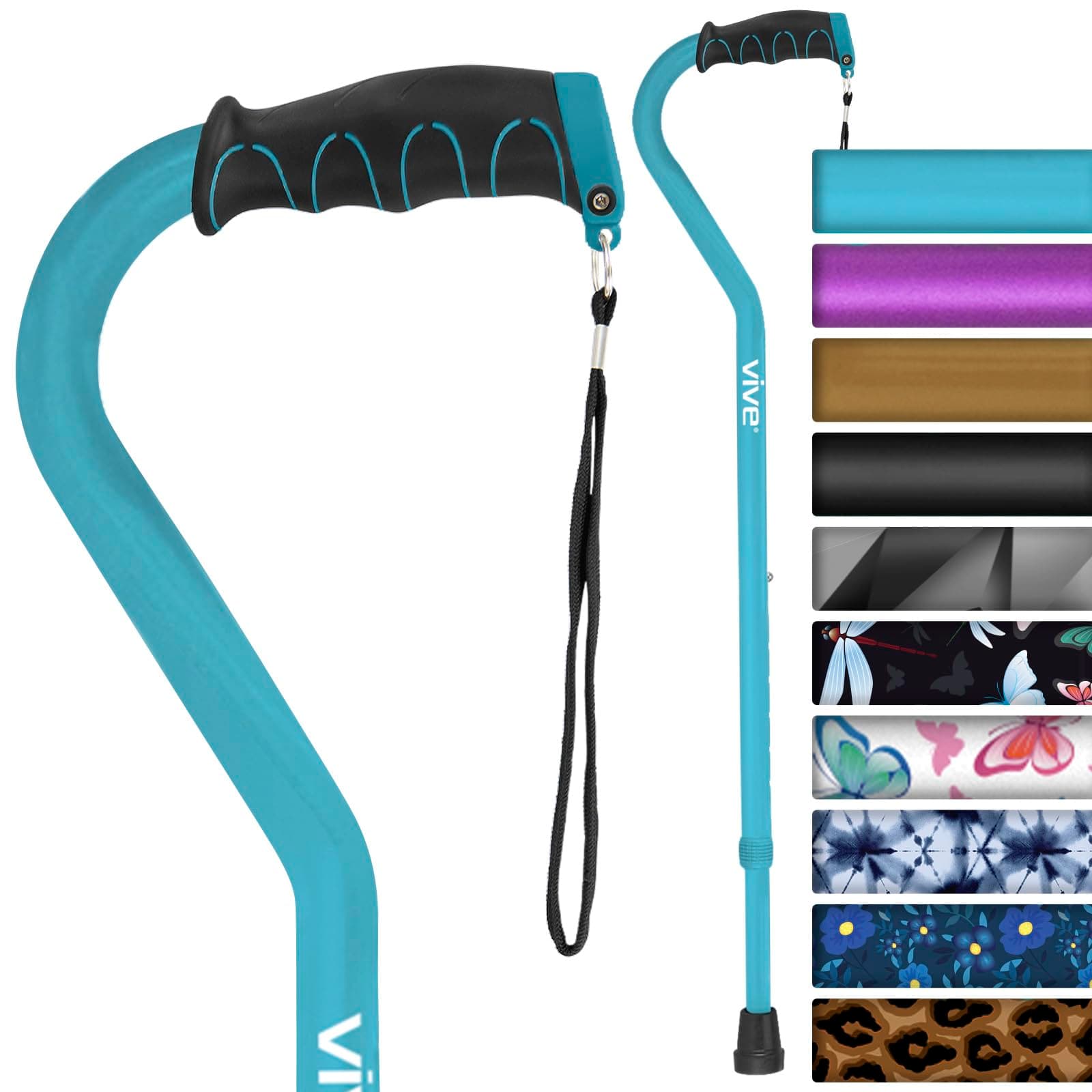 Vive Offset Cane (Teal)