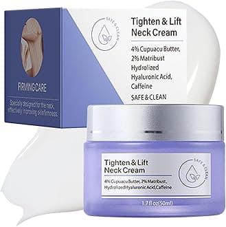 Neck Firming Cream - Best for Tightening Sagging Skin, Tighten and Lift Neck Cream, neck Moisturiser Repair Decolletage Cream, Advanced Neck Cream Moisturizing 50ML.