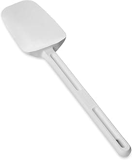 Cold Temperature Spoon Spatula, 13.5 Inch, Clean-Rest Design , White