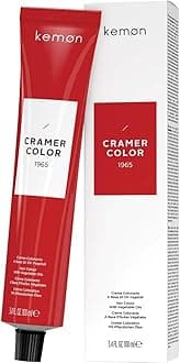 Kemon Cramer Color 1965 Permanent Hair Color, Super Lightener 123 Beige Golden, 3.4 oz. (100 ml)