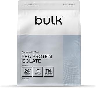 Bulk Pea Protein Isolate Powder, Vegan Protein Shake, Chocolate Mint, 2.5 kg