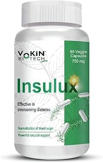 Vokin Biotech Herbal Insulux For Endocrine Health & Diabetes Control (90 Capsules)
