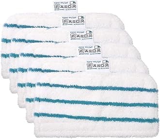 5 Pack Washable Microfiber Steam-Mop Cleaning Pads Compatible with All Black+Decker Steam Mops, SM1600, SM1610, SM1620, SM1630, SMH1621, HSMC1300FX, HSMC1321, HSMC1361SG