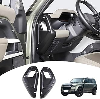 Car Central Control Both Sides Decorative Strips Sticker for Land Rover Defender 2020-2025 90 110 130 Interior Accessories (Matte Black)