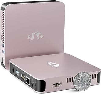 Mini PC Desktop, Desktop PC Pentium 12th Gen N100 (Up to 3.4GHz), 16GB RAM 512GB SSD, NUC, 4K Triple Display, USB3.2 Type-C WiFi6 BT5.2, VESA, Compact and Light for Home Office Education