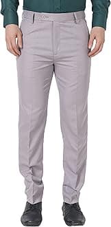MALENOSlim Fit Men Cotton Blend Formal Trouser